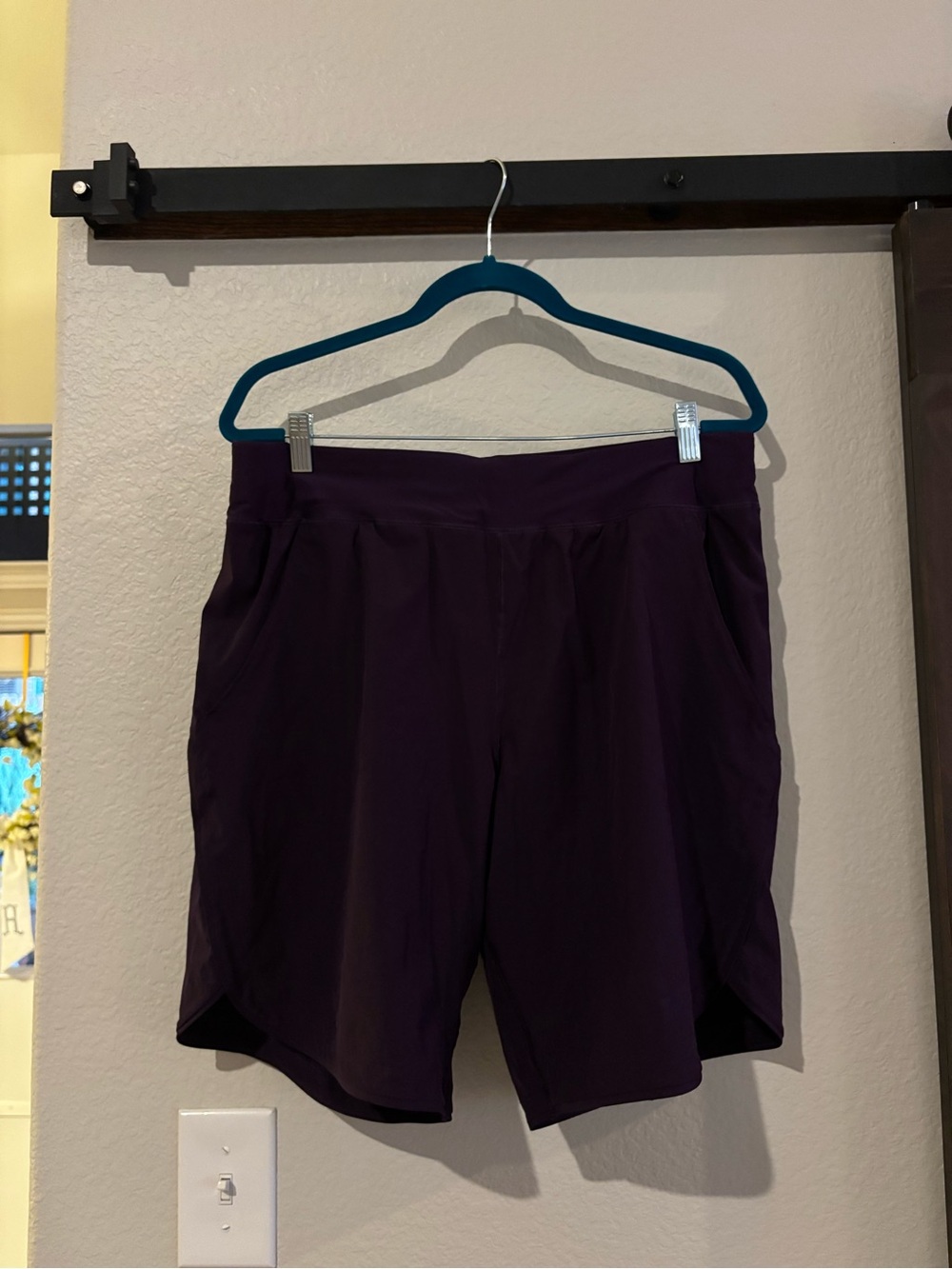 Lands' End Deep Purple Plum Swim Shorts 14
